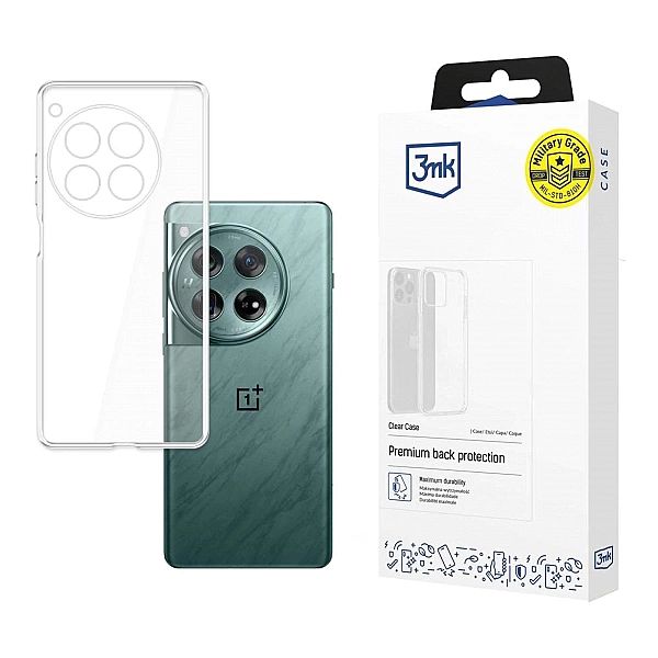 Etui 3mk Clear Case na OnePlus 12 - przezroczyste