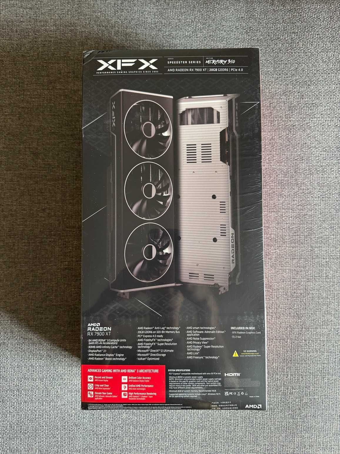 Відеокарта XFX Radeon RX 7900 XT SPEEDSTER MERC 310 Black Edition