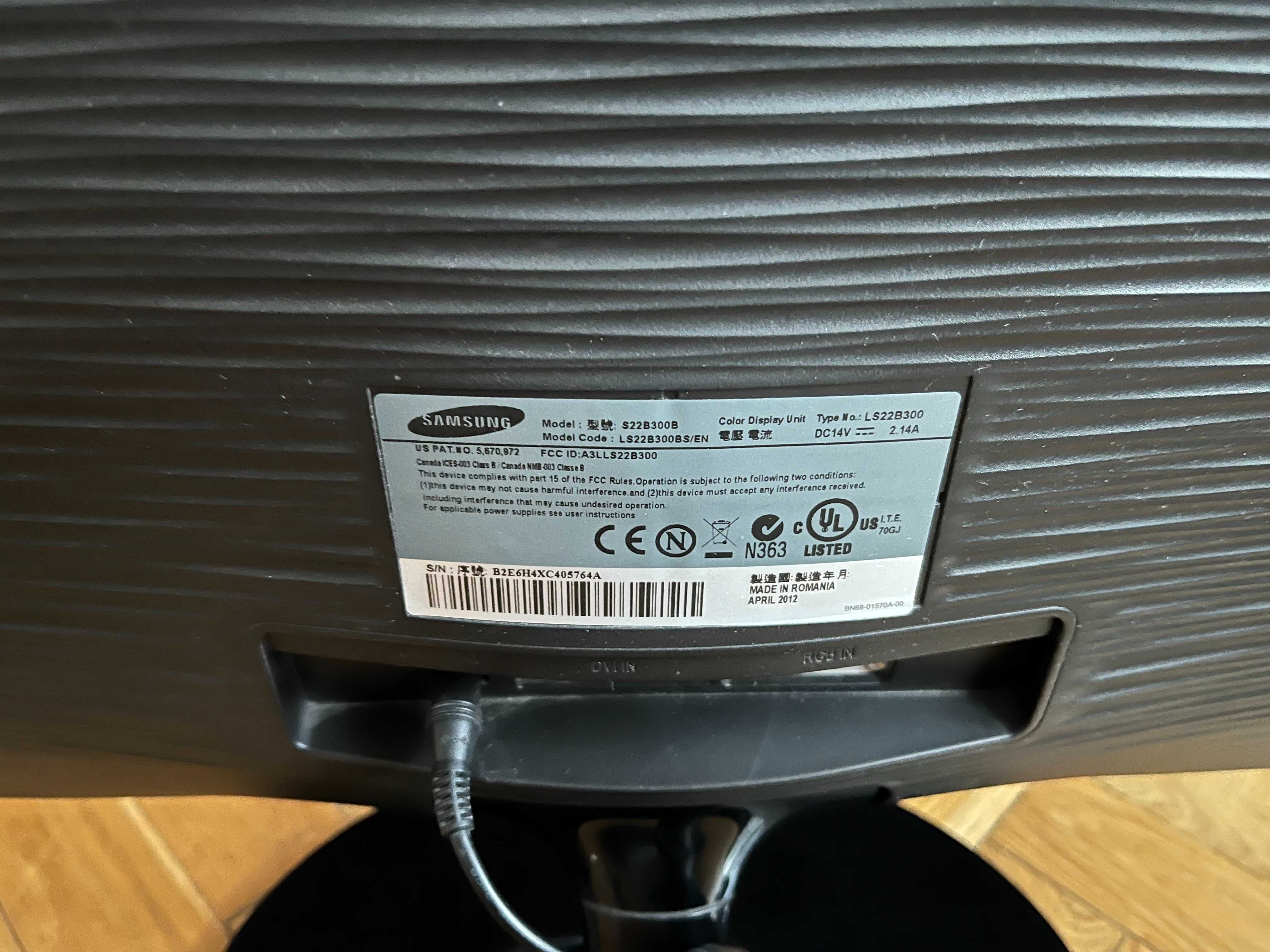 Monitor SyncMaster S22B300 Samsung