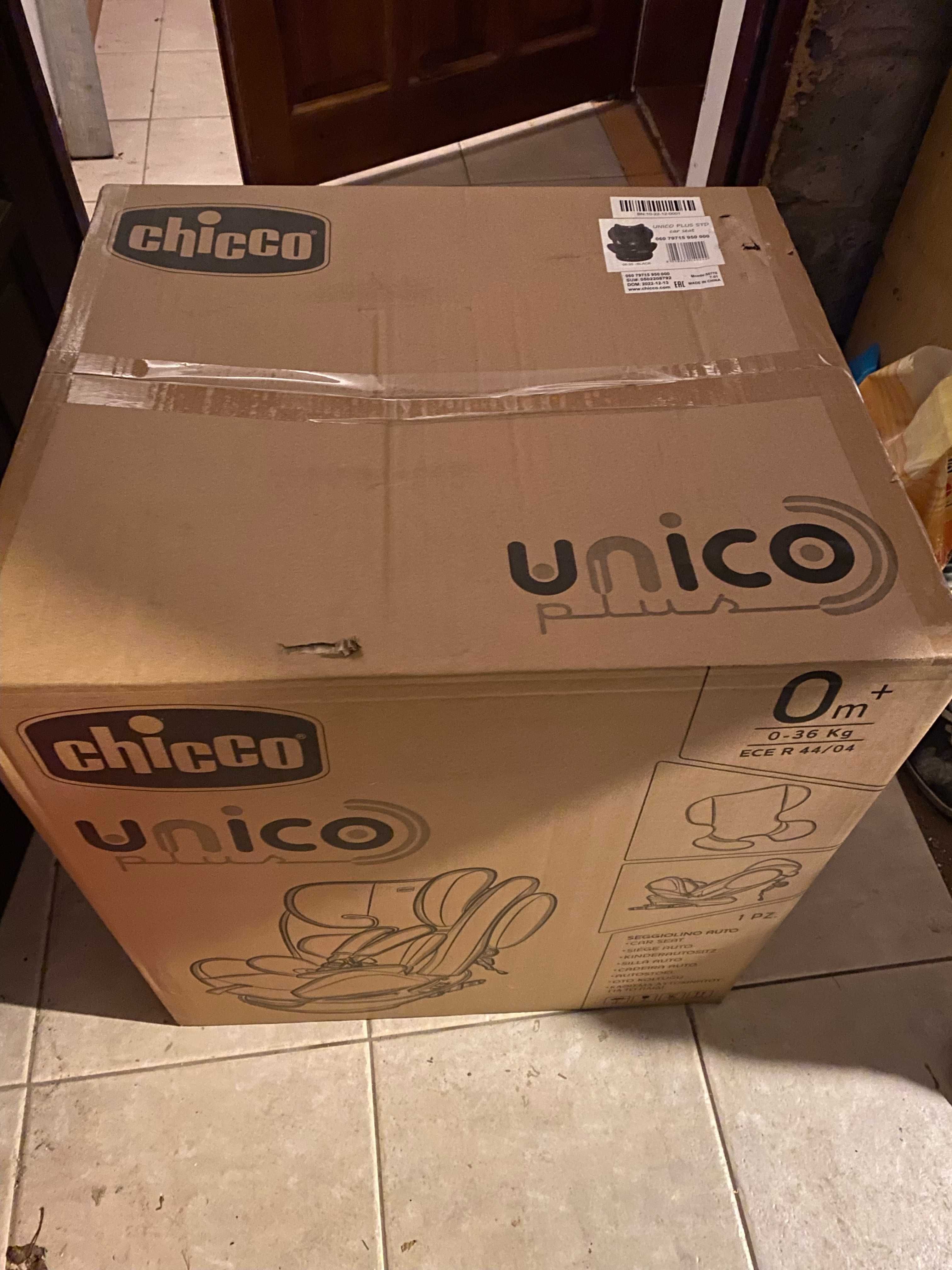 Fotelik Chicco Unico Plus 0-36 kg ISOFIX czarny