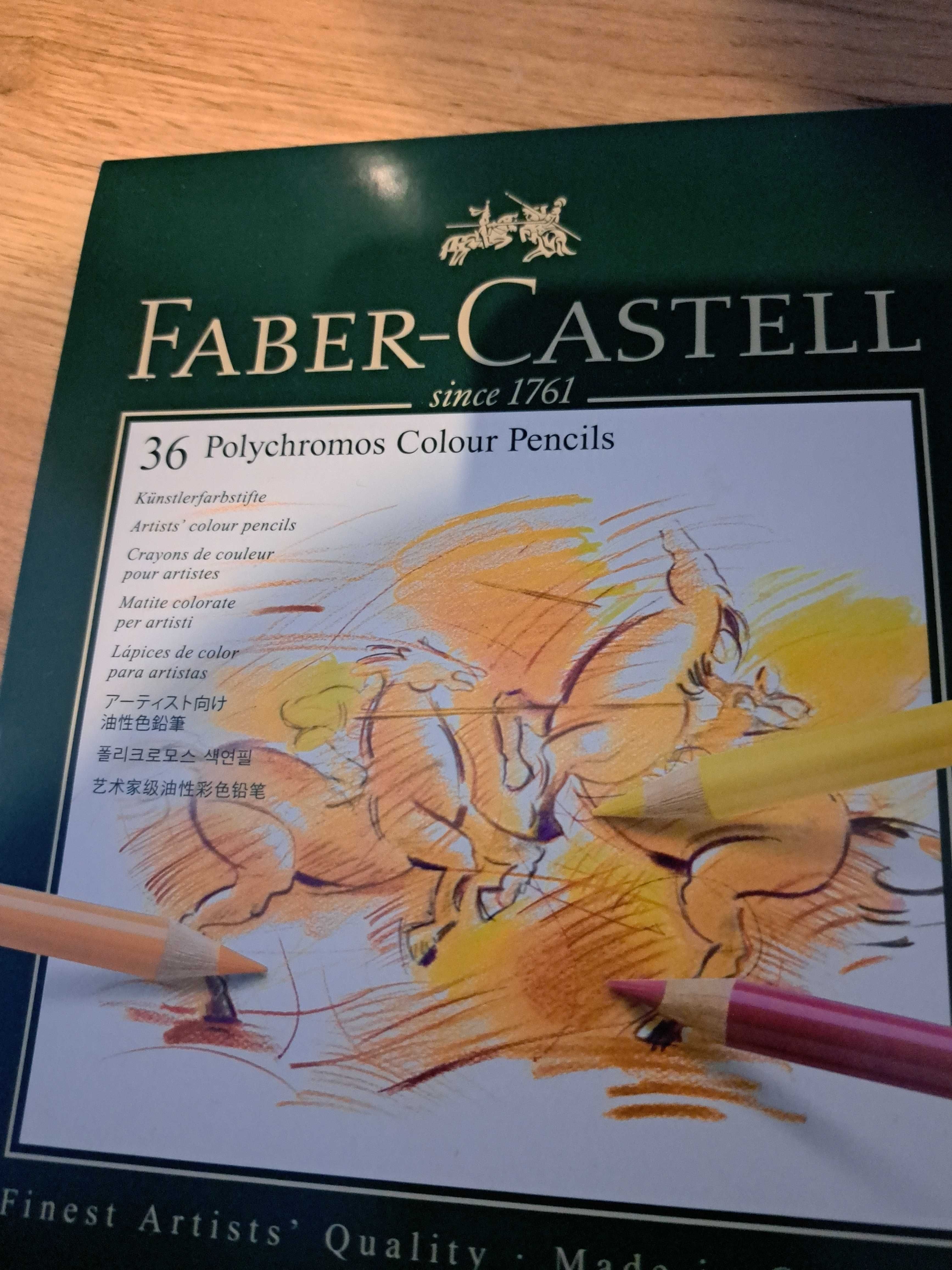 Kredki faber castel polychroms 36 sztuk nir używane