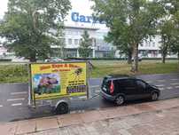 Przyczepa reklamowa baner 3x2m
