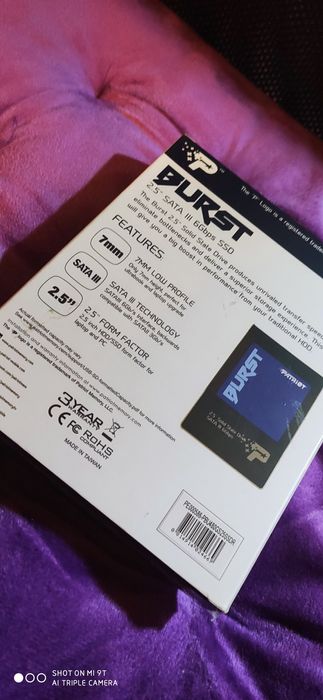 SSD Patriot sata 6 MLC 480gb 2,5 супер швидкість та надійність