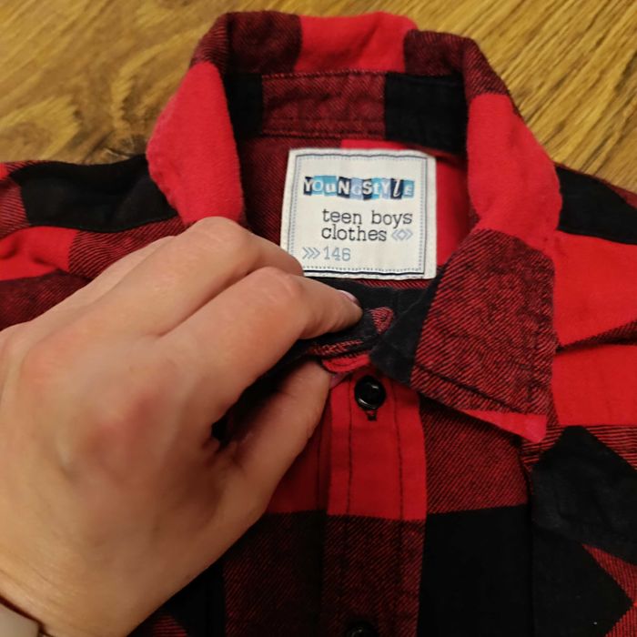 Koszula flanelowa w kratkę 146