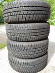 Felgi stalowe 5x112 VW + opony zimowe Barum Polaris 205/66/16 7 mm