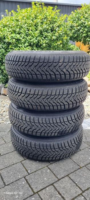 Felgi z oponami zimowymi Kumho 175/80R14 golf 4 audi a3 bora