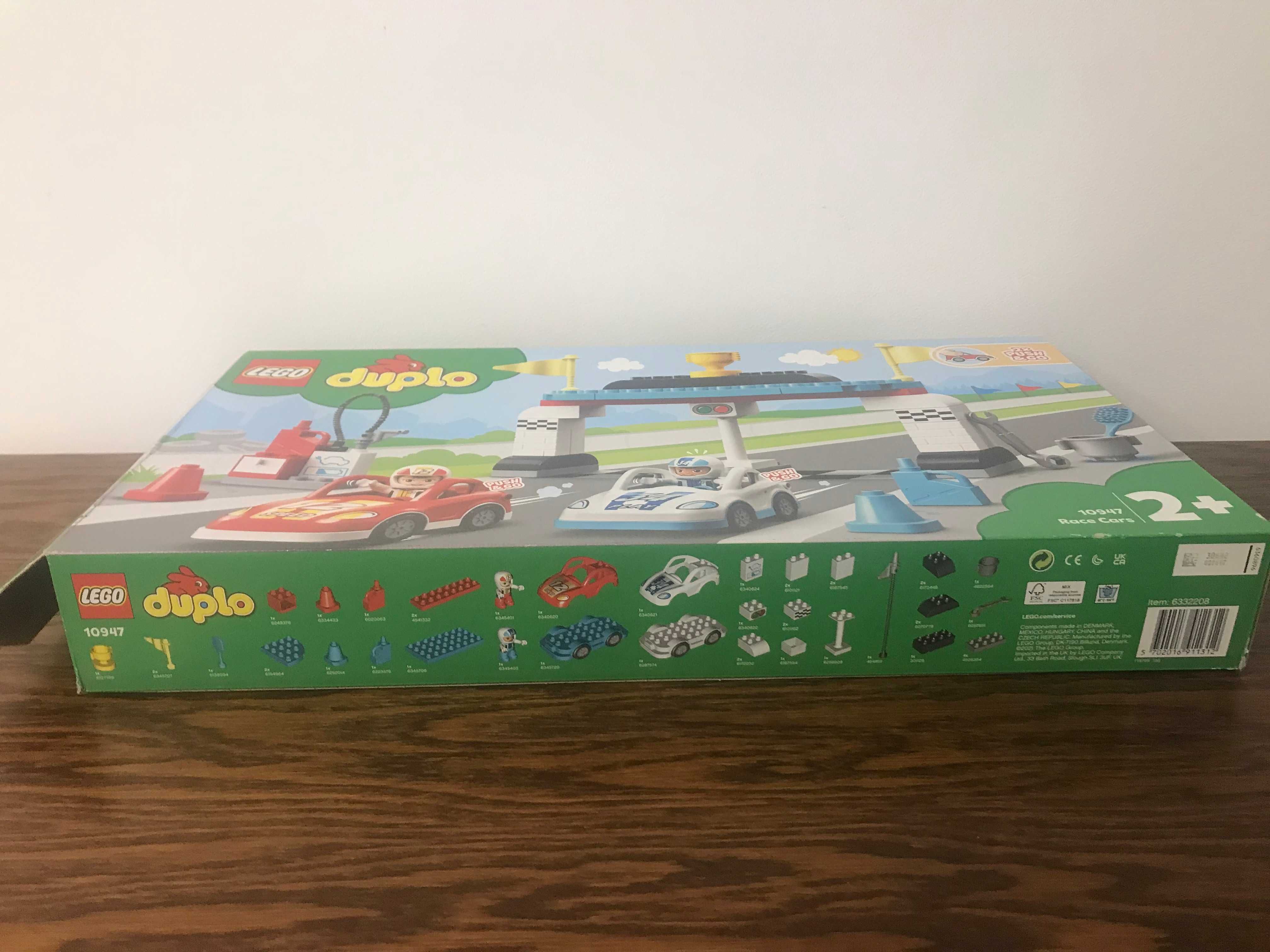 lego duplo 10947 race cars puste pudełko