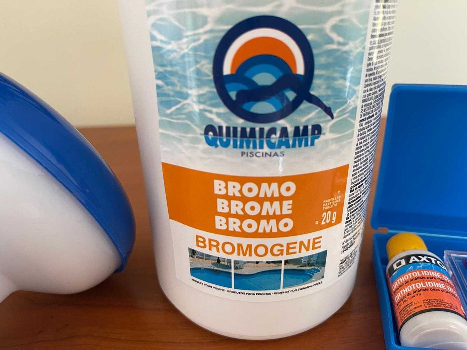 Piscina e SPA - Análise Cloro e PH, Difusor Flutuante e Cloro