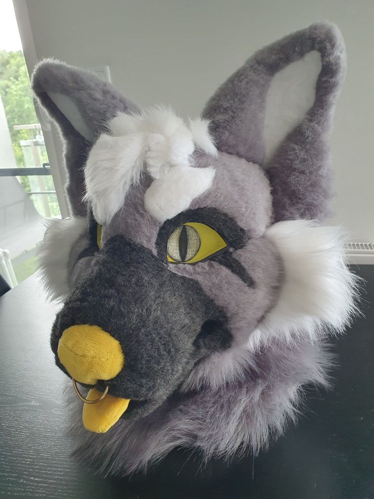 Fursuit partial Wilk pies postać furry