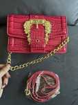 Torebka torba versace jeans croco print krokodyl