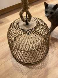 Lampa boho rattan