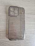 Etui Crystal Diamond 2mm Case do Iphone 14 Pro Max Przezroczysty czarn