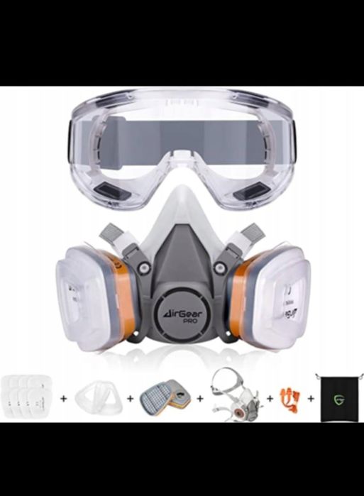 Maska przeciwpyłowa AIRGEAR PRO G-500 pełnotwarzowa