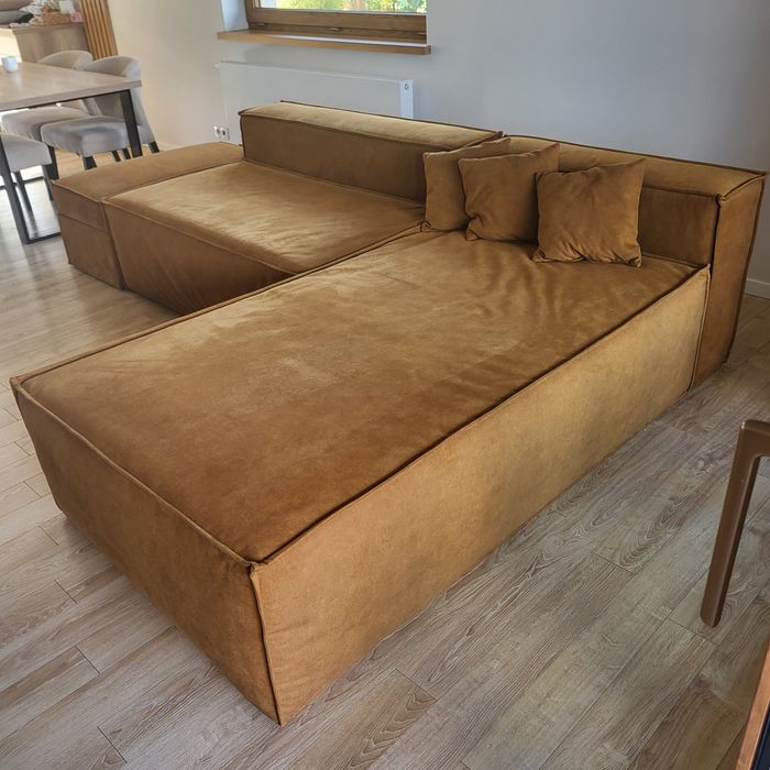 Nowoczesny narożnik z pufą GRATIS