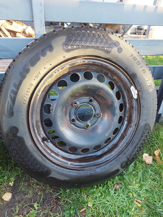 Koła zimowe, opel meriva  5x100 195/65 R15 FALKEN EUROWINTER M+S