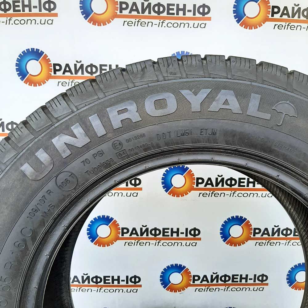 215/65 R16C Uniroyal SnowMax б/у шини 2шт # 2506117