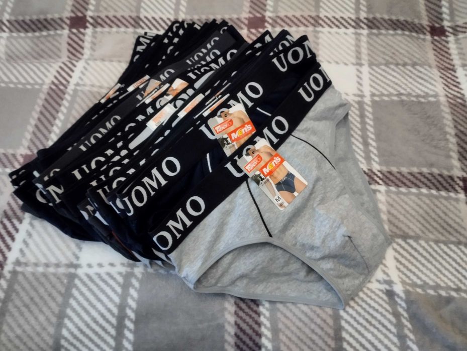 Majtki Męskie UOMO Slipy 95% bawełna  Rozmiar: M   L    XL   XXXL