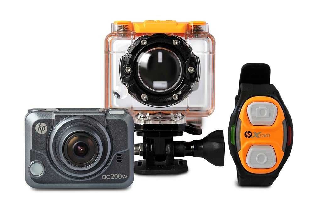 HP ac200w Action Camera + водозахисний бокс