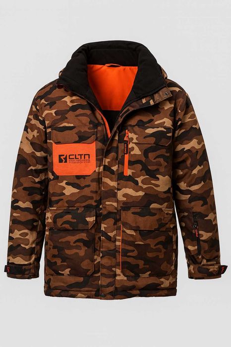 Zimowa kurtka Diverse camo XL powłoka 5000, ciepła i funkcjonalna