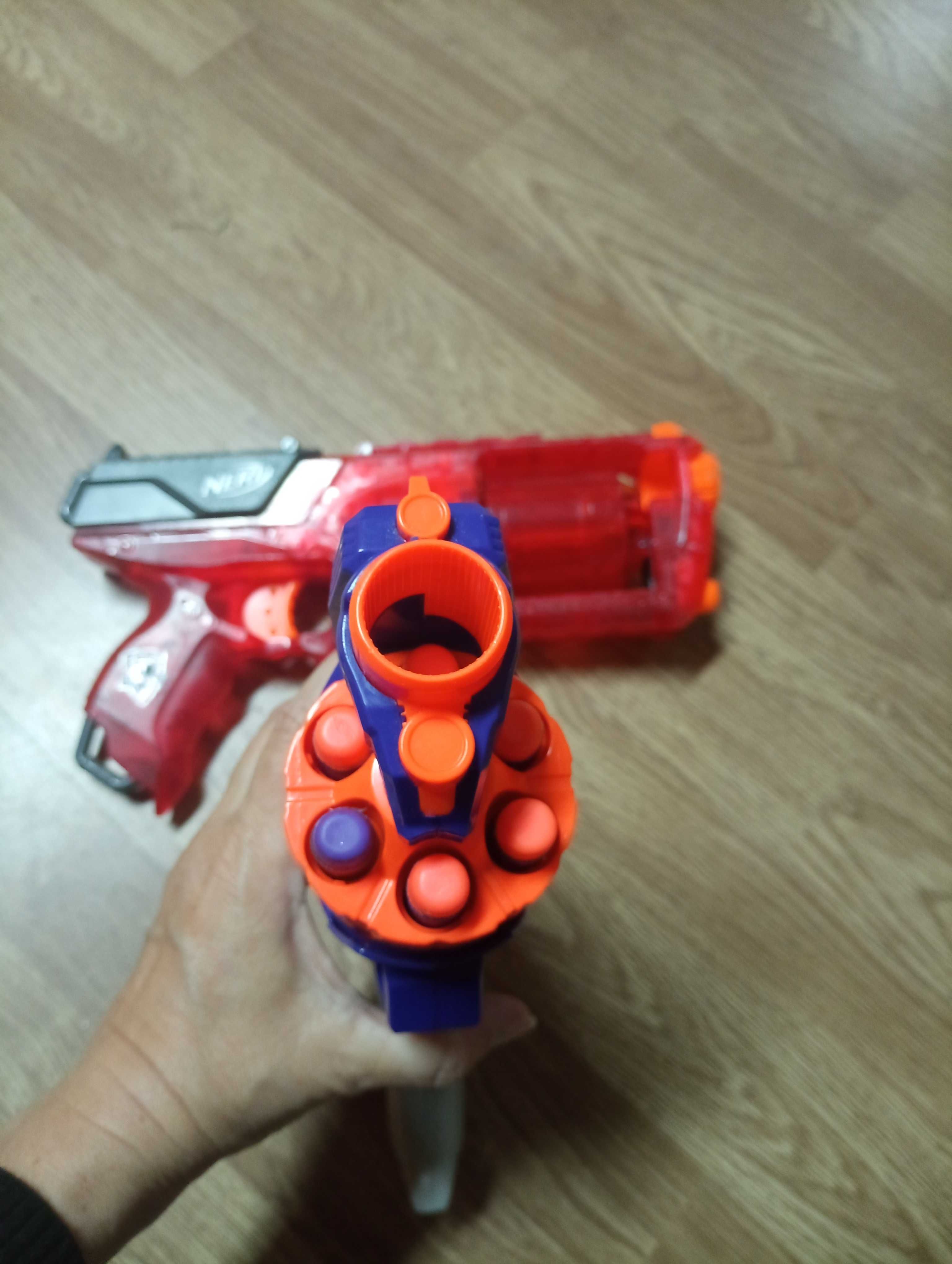 Pistolas Nerf Hailfire Ravager Elite e Disruptor