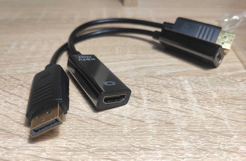 перехідник display port to hdmi адаптер DP male to hdmi female 4K
