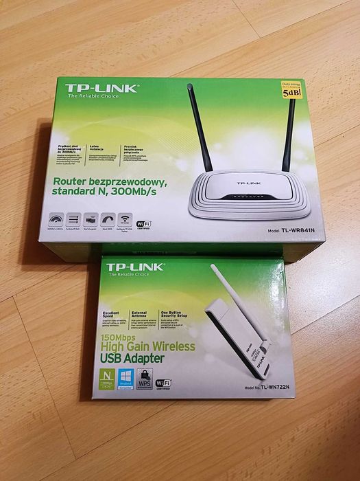 Router WiFi TP-Link bezprzewodowy ze wzmacniaczem jak nowy