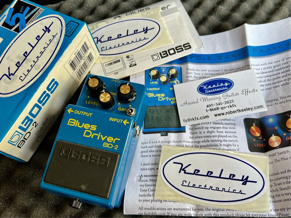 Boss Blues Driver BD-2 Keeley ***Rarytas***