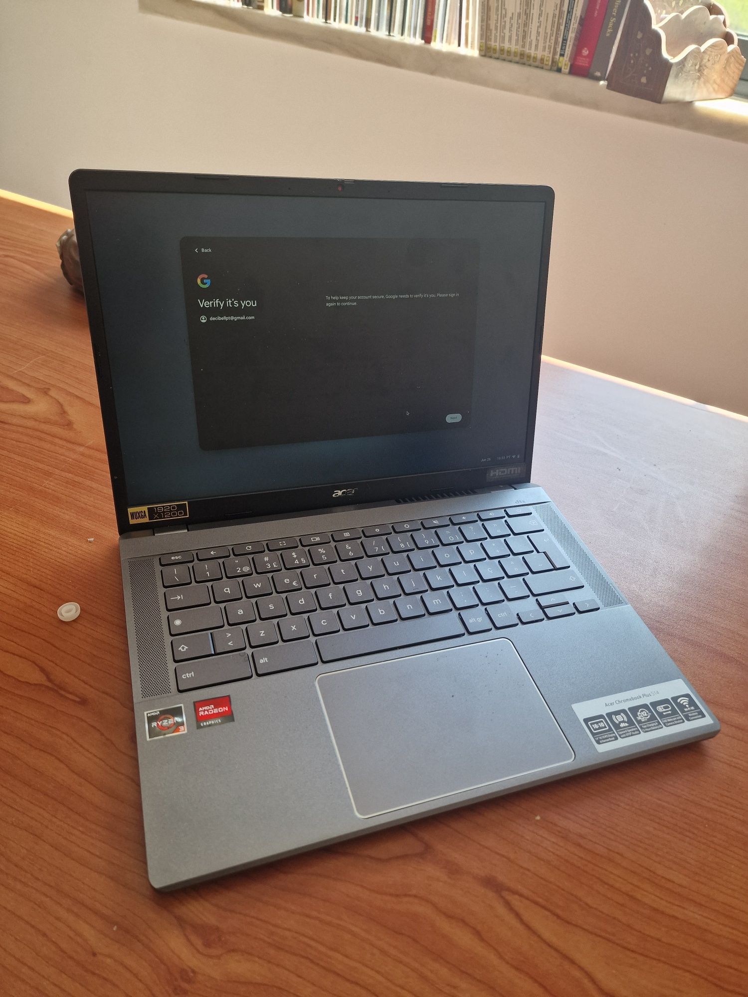 PC chrome book como novo