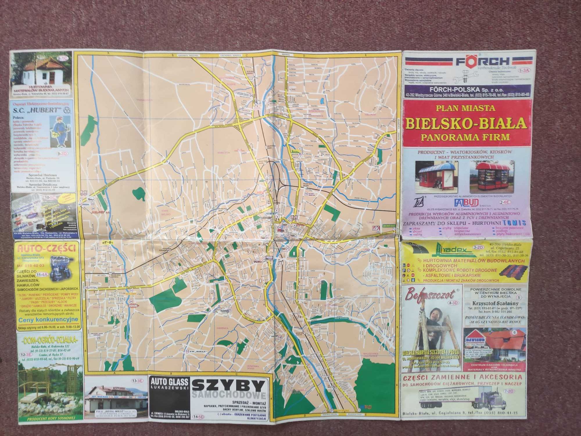 Plan miasta Bielsko Biała, Panorama Firm