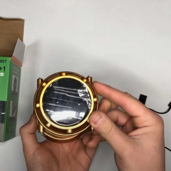 Туристический фонарь-лампа на солнечной батарее с павером