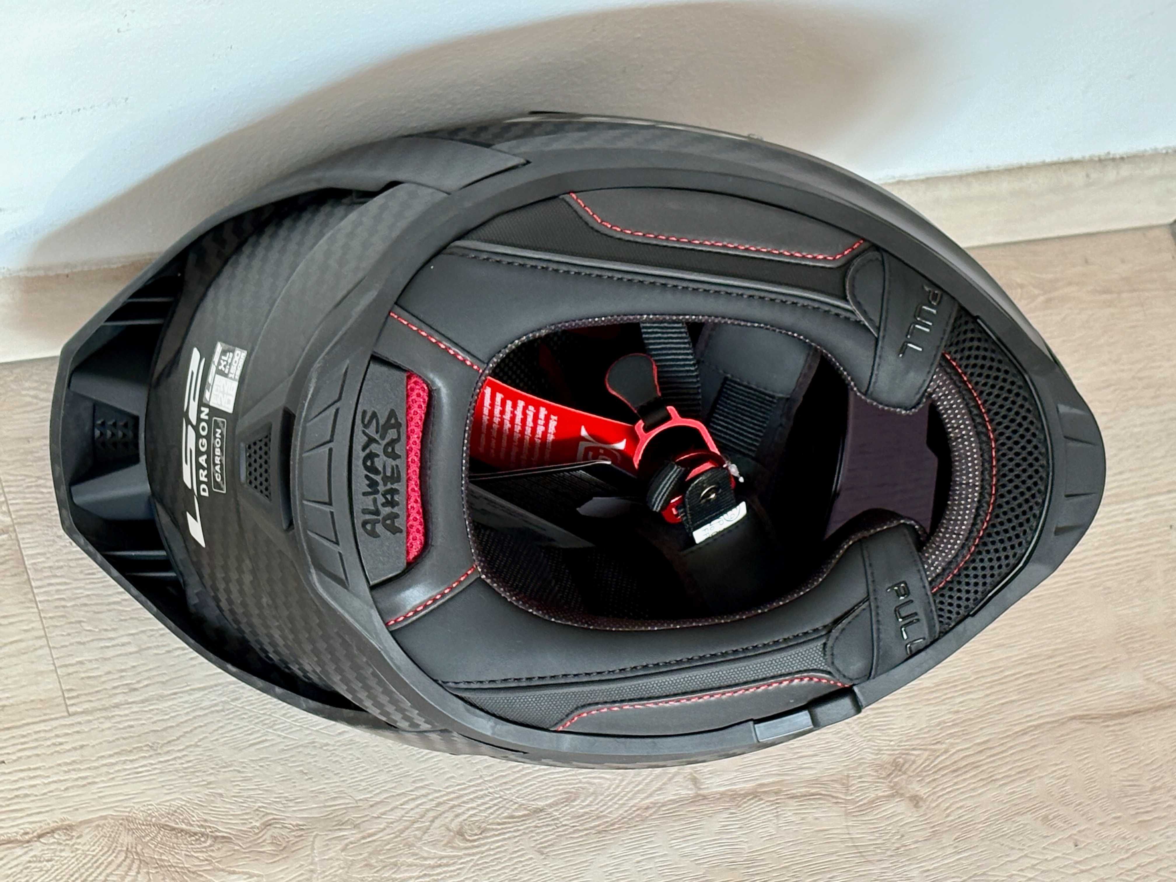 Capacete NOVO LS2 FF807 Dragon Carbon. Desconto+EXTRAS. Tamanho XL