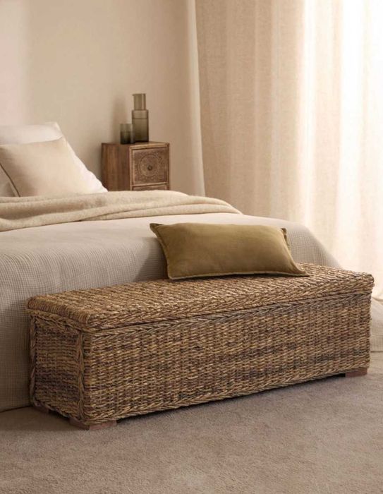 Baú - Banco - arrumação madeira / bench with storage - new