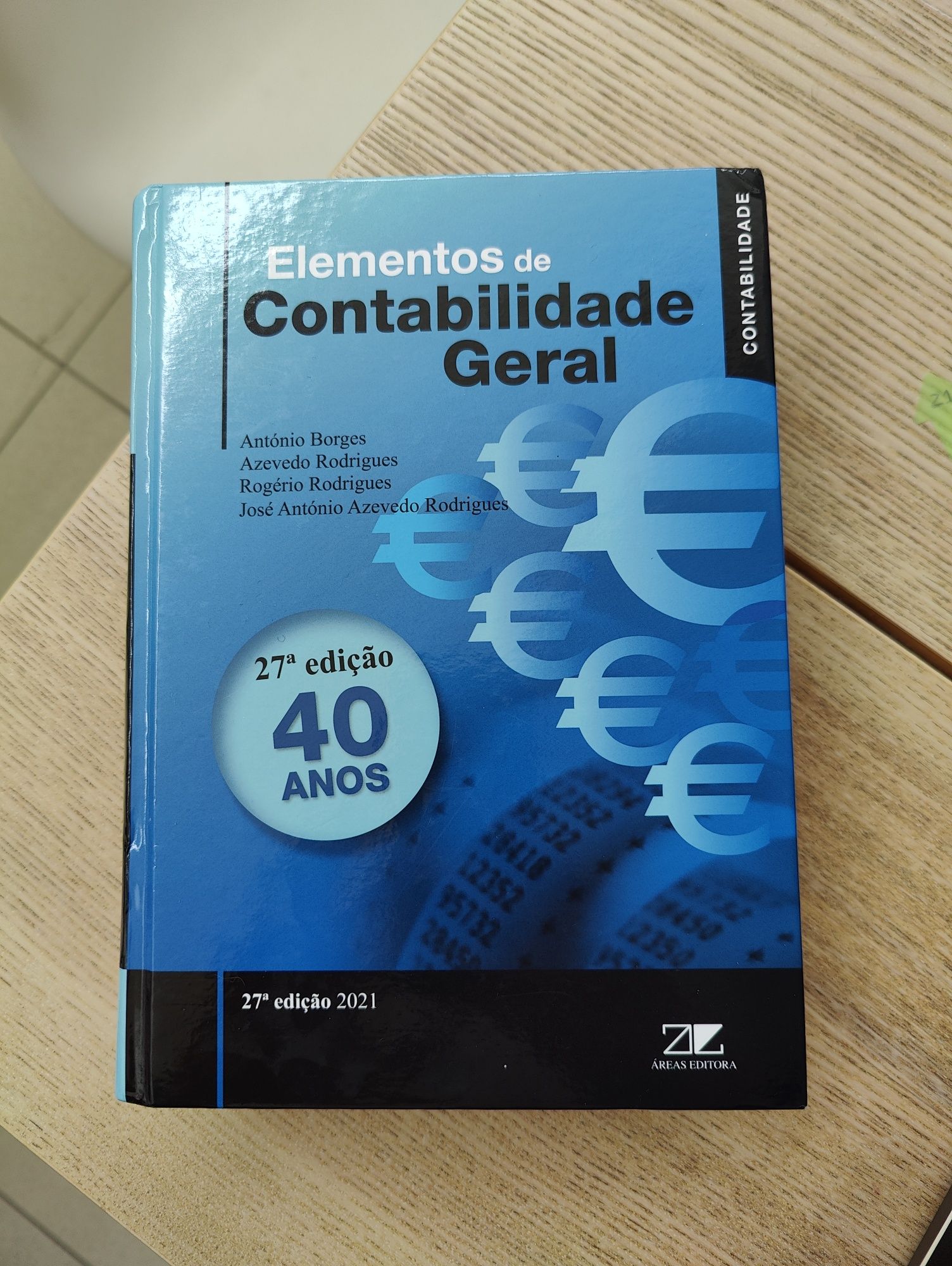 Livro "Elementos de contabilidade geral"