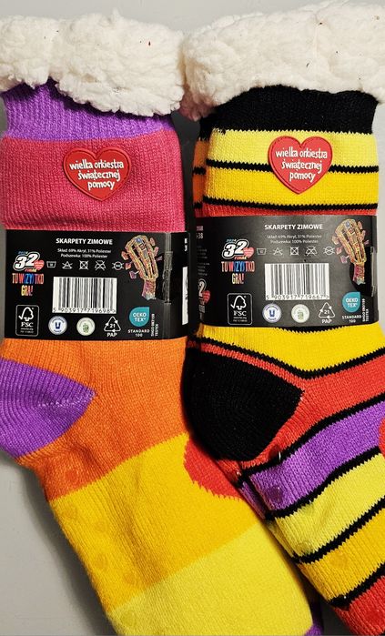 Nowe grube skarpety zimowe, 35/38 lub 39/42