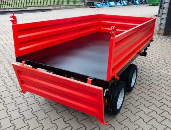 Przyczepa 2,5 t z kiprem na 3 strony Stal-met