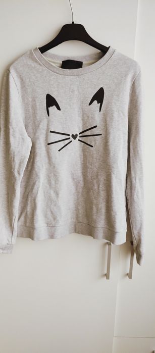 Bluzka z kotkiem Karl lagerfeld