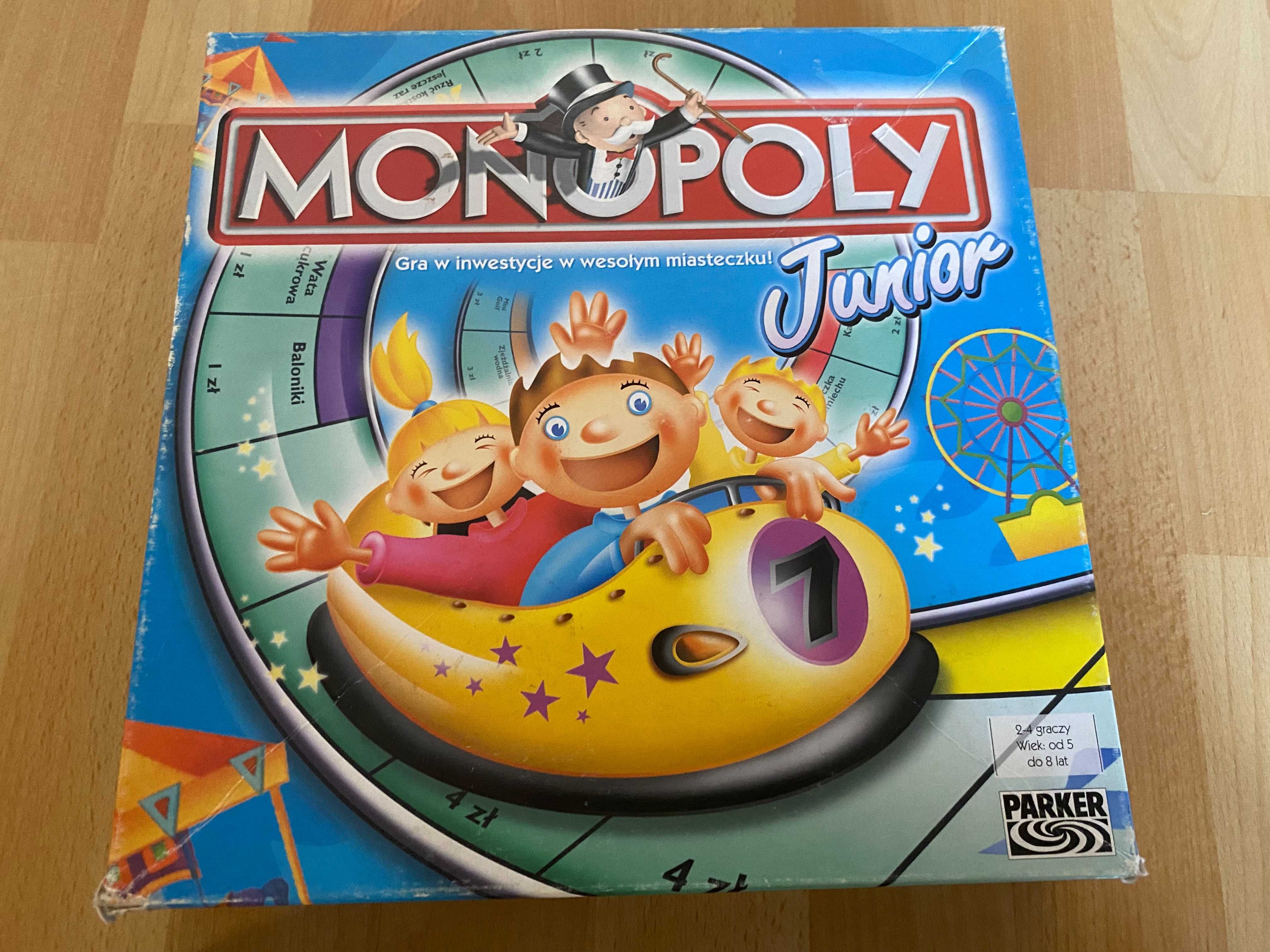 Sprzedam grę planszową Mnopoly Junior