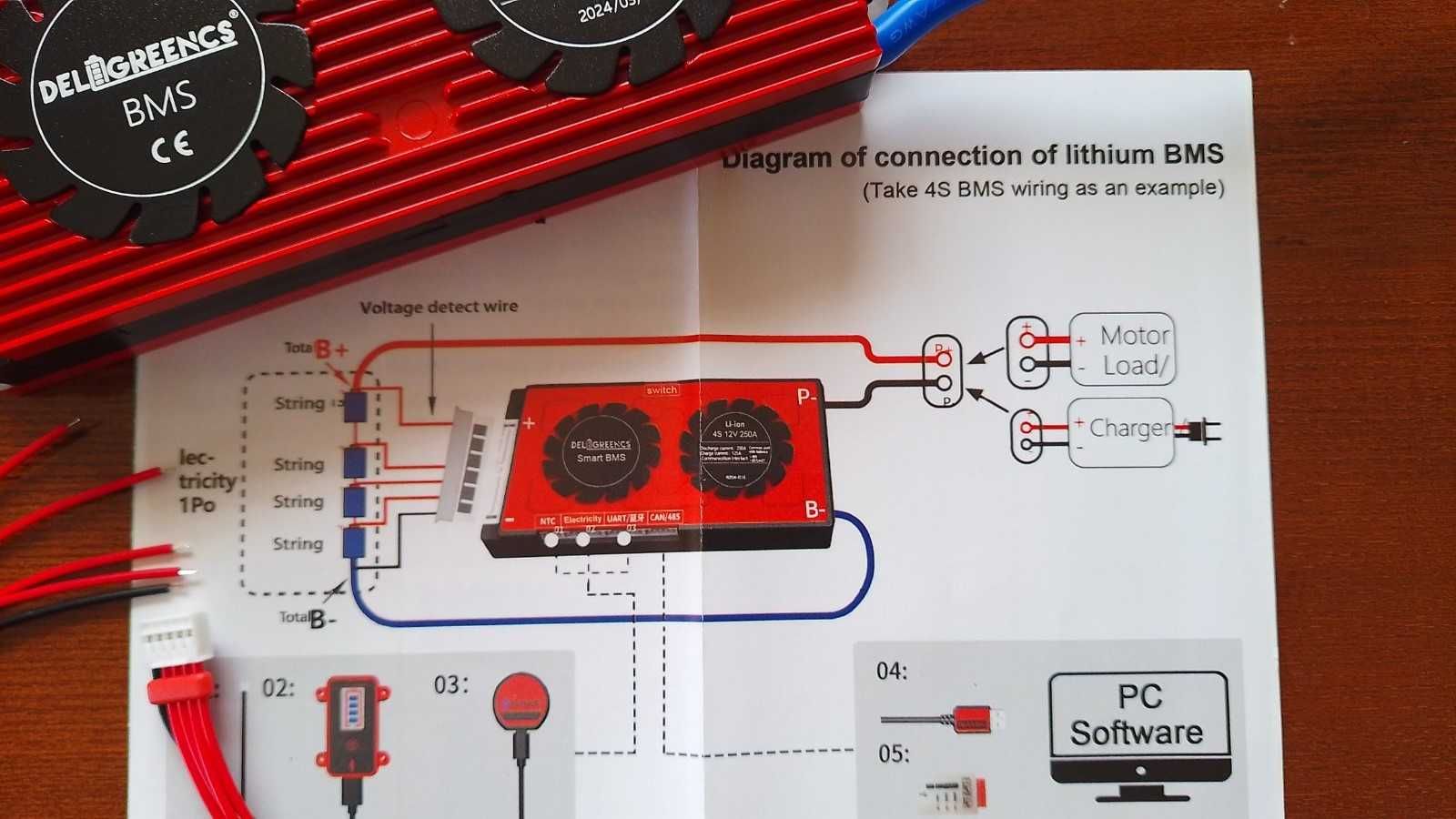 BMS Lifepo4 12V 100A. Новый! Март 2024.