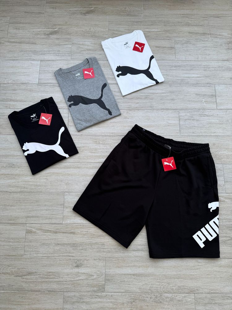 США! Чоловічий костюм шорти + футболка Puma Big Cat Оригінал! XL, XXL