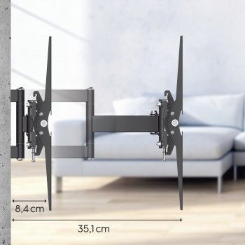 Hama - uchwyt LCD/LED, vesa 400X400, fullm, scissor arms