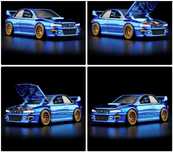 Subaru Impreza RLC Mattel Hot Wheels