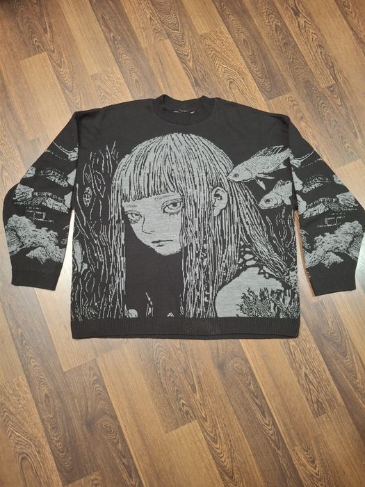 Свитер оверсайз нефорский, свитшот, Sweater, светр, кофта L