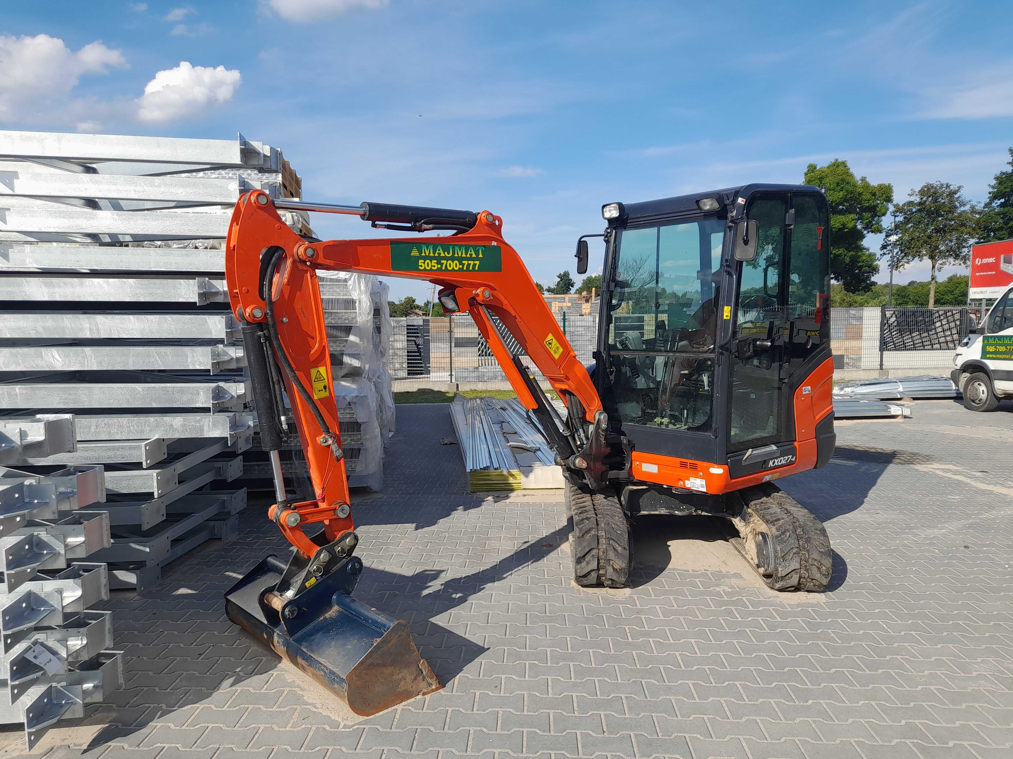 Roboty ziemne, wykopy, rozbiórki, usługi koparką oraz mini koparką