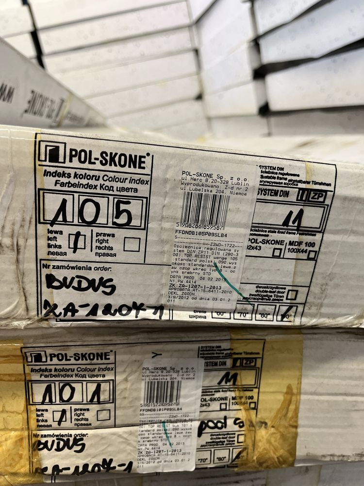 Drzwi 90 z oscieznica regulowana PolSkone
