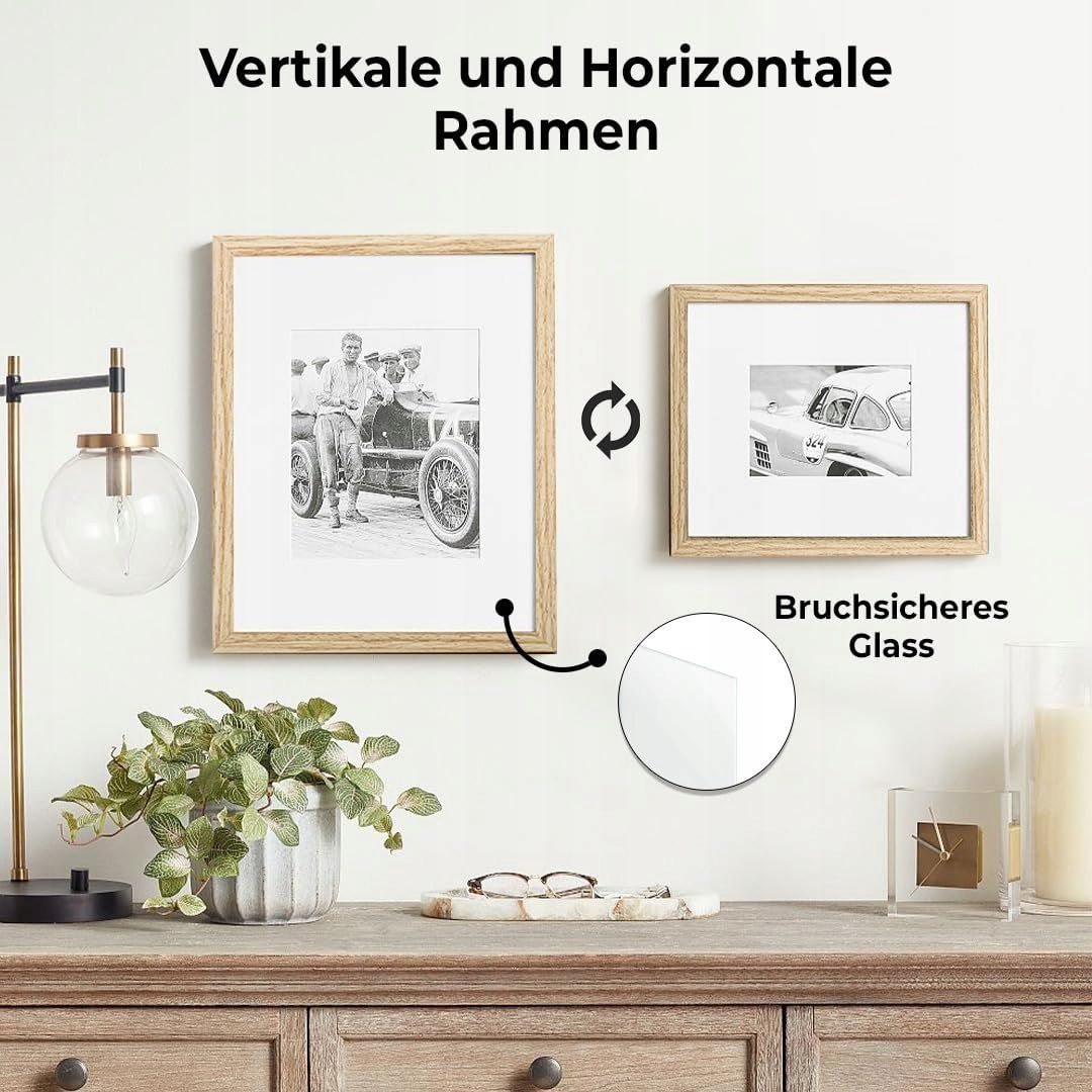 Zestaw 10 sztuk Czarna drewniana ramka na zdjęcia13x18 stół ścianę