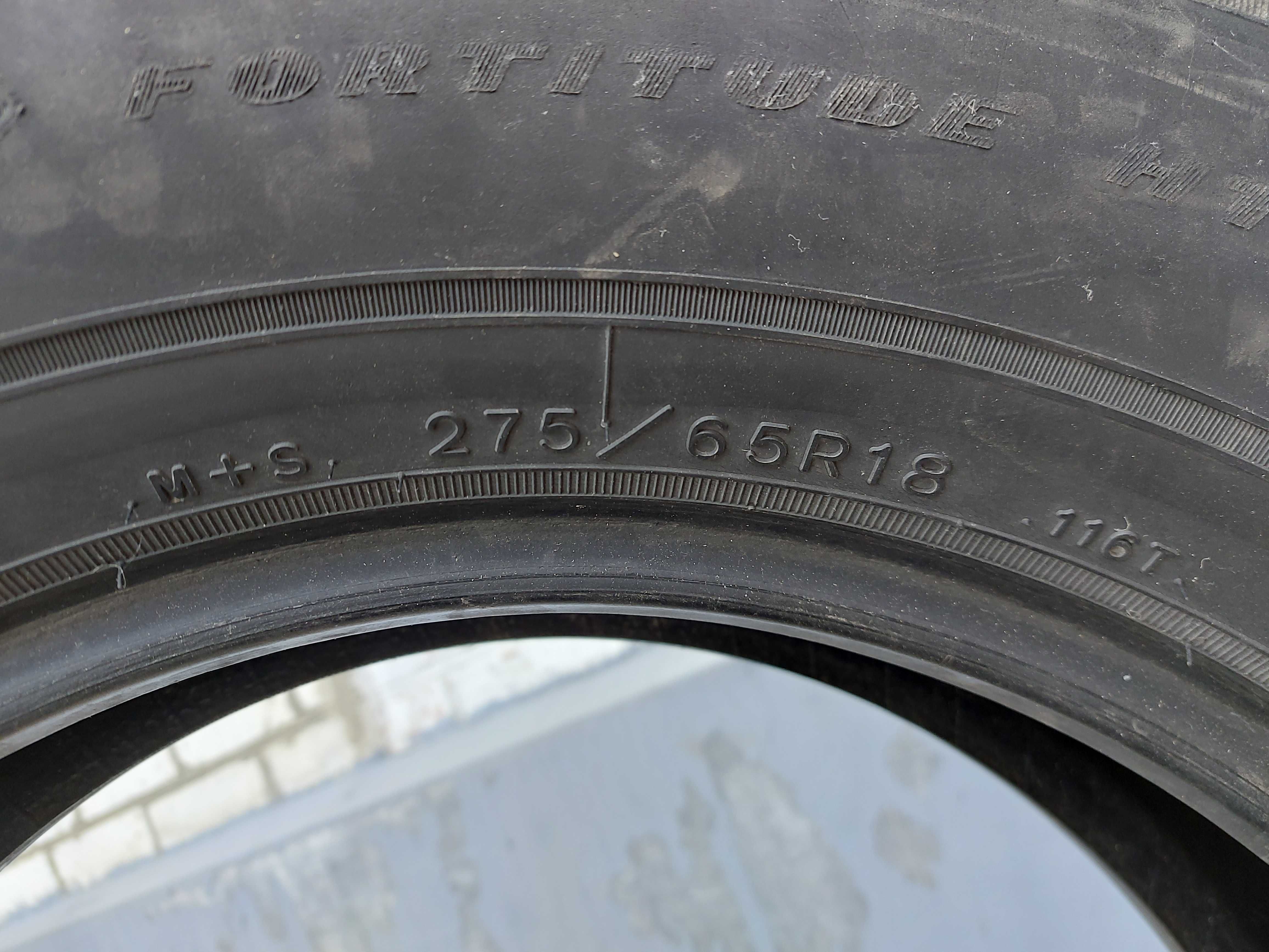 Резина Goodyear wrangler 275/65r18 всесезонная M+S