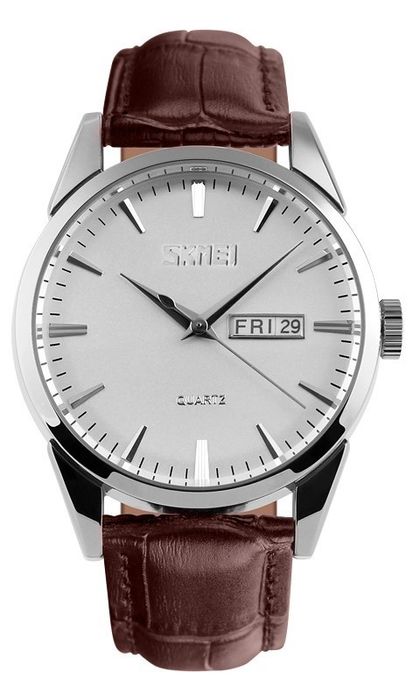 zegarek męski skmei 9073siwtb + box