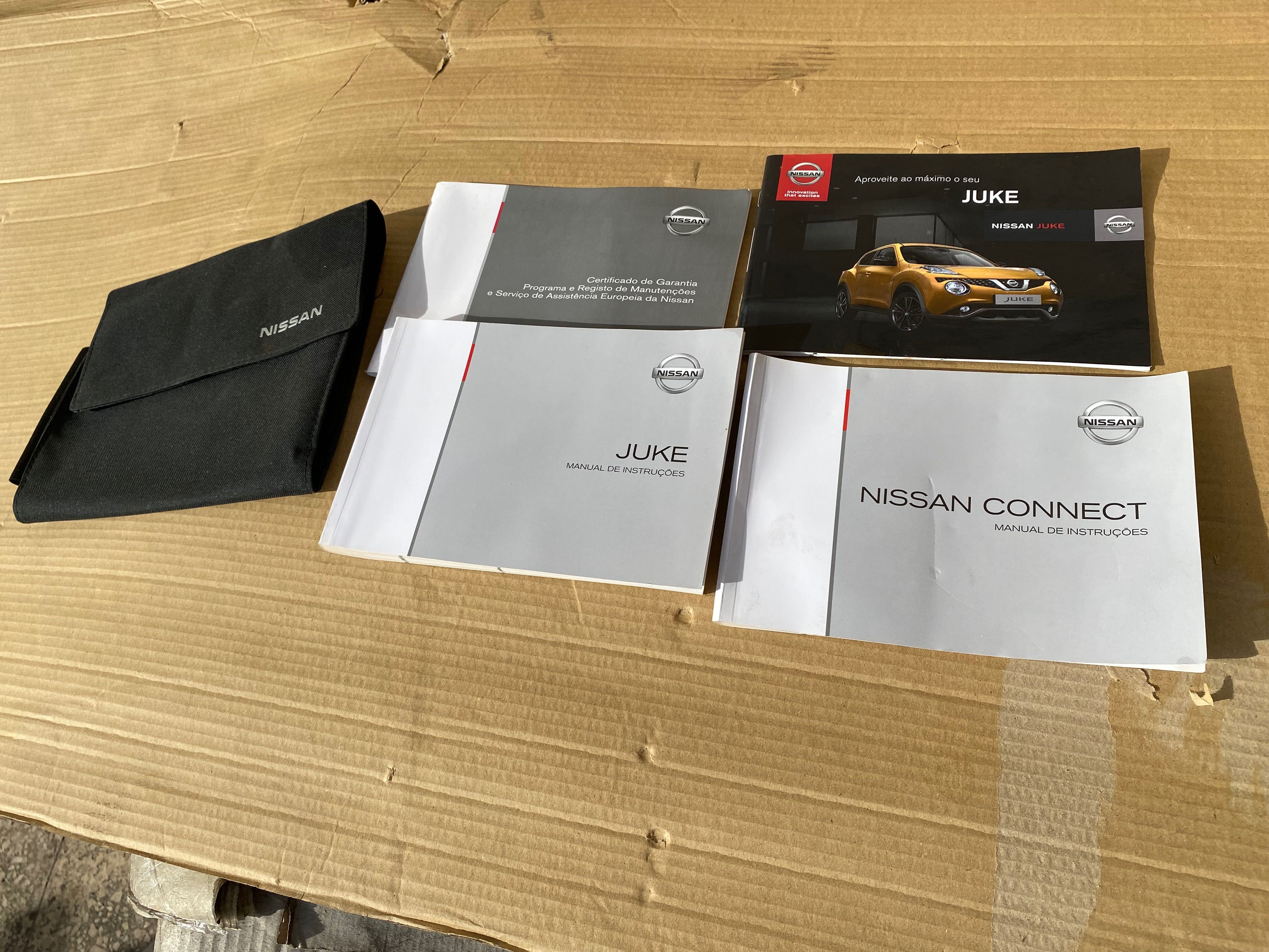 Estojo com Manual de utilização Nissan juke