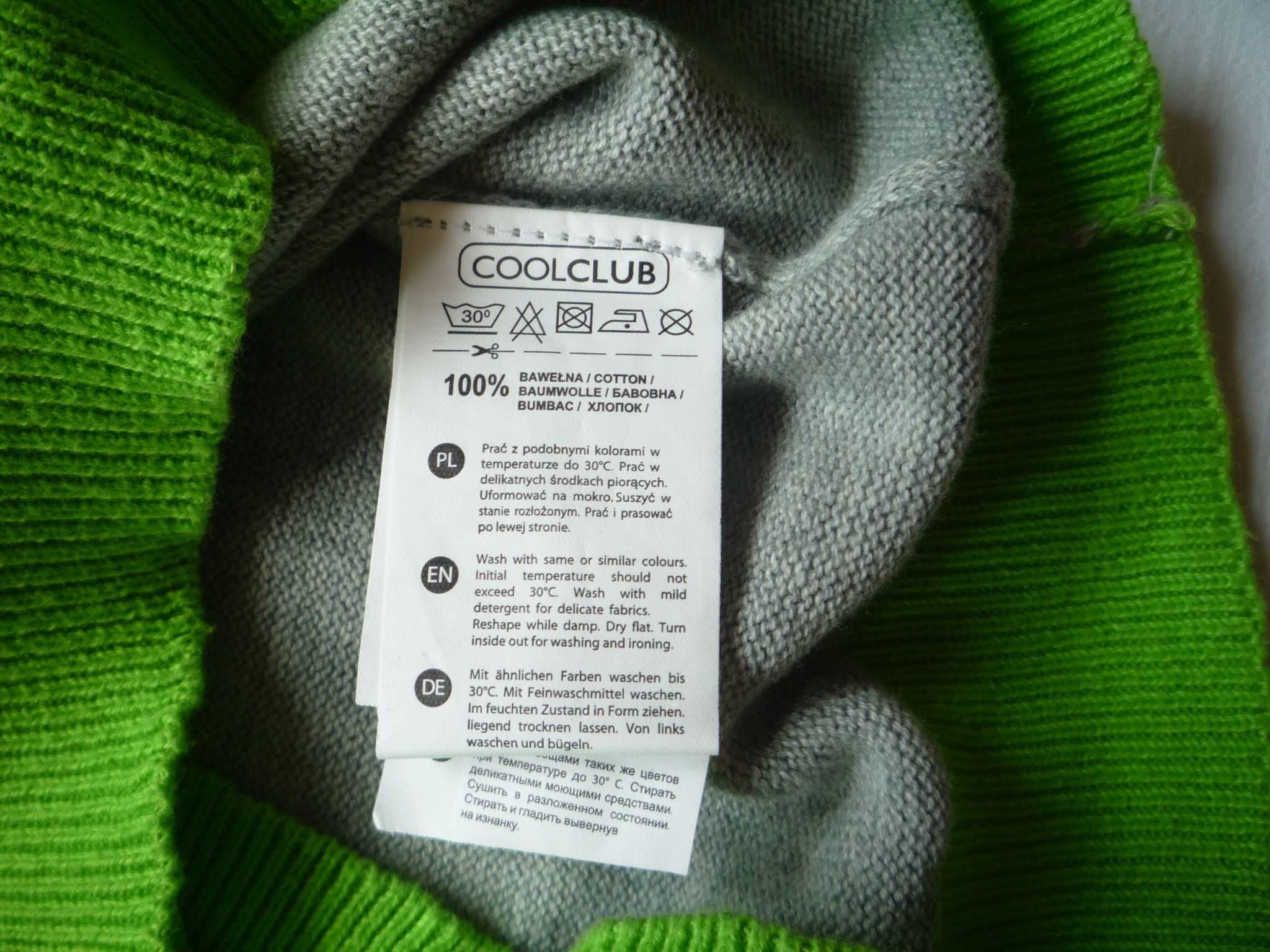 NOWY Cool Club r. 98 Smyk Sweterek Bluzka Długi Rękaw bawełna