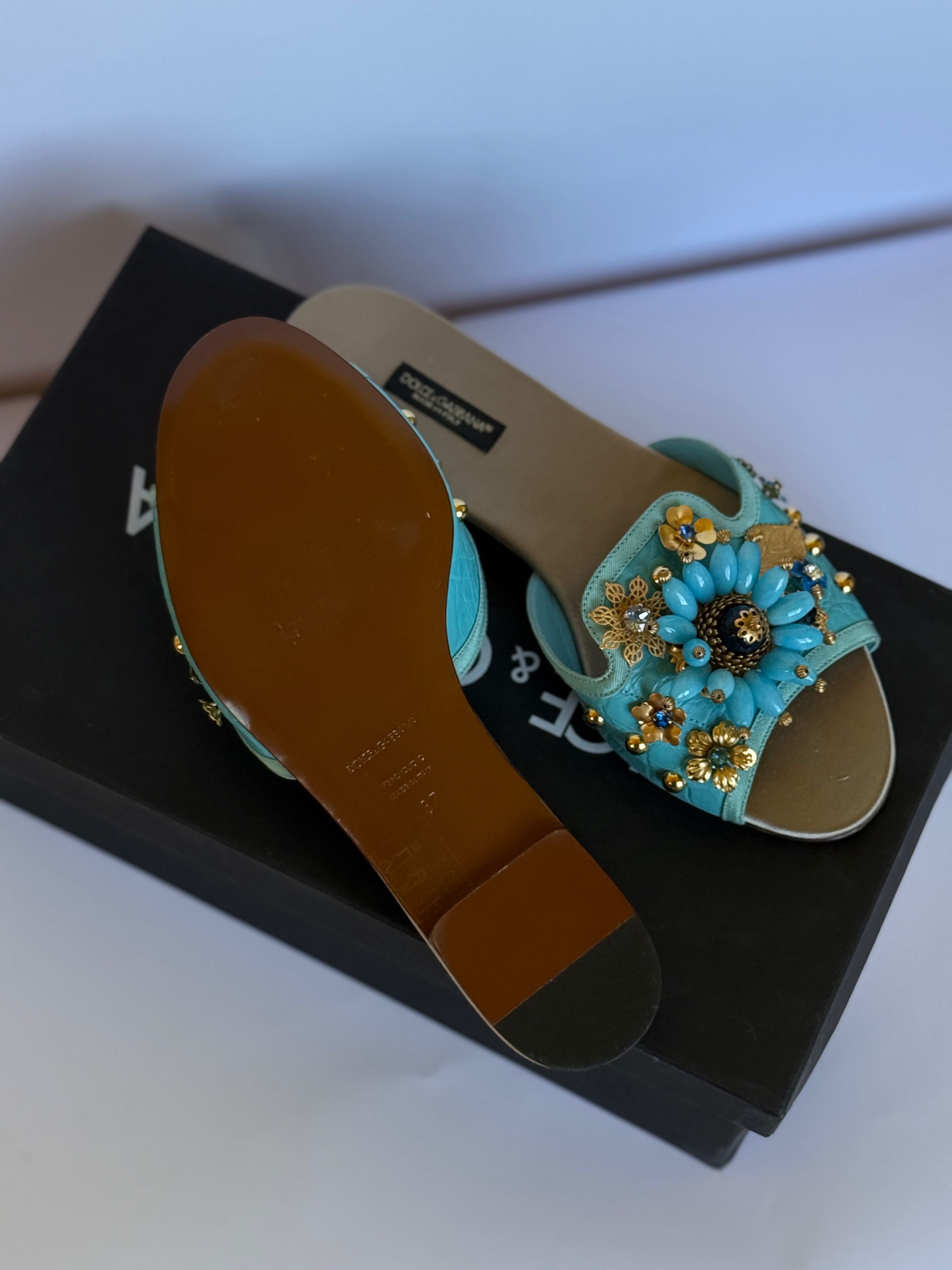Dolce Gabbana шльопки, тапки жіночі